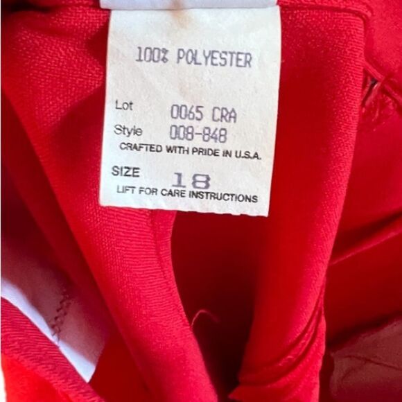 Vintage Pykettes Red‎ Skirt - Picture 6 of 6